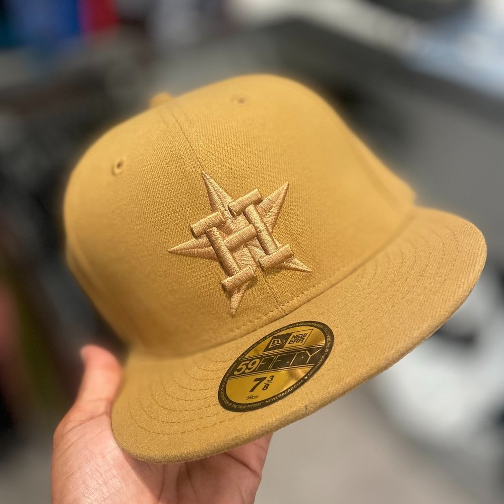 Houston Astros fitted hat size 7 3/8